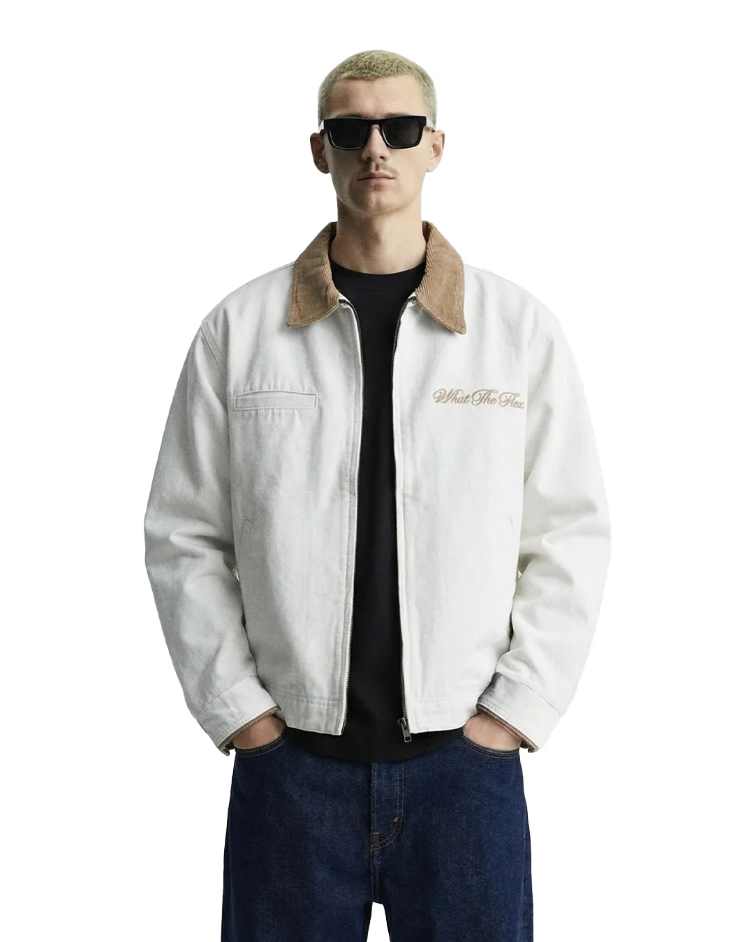 Modern Manner Denim Cord Jacket - Image 3