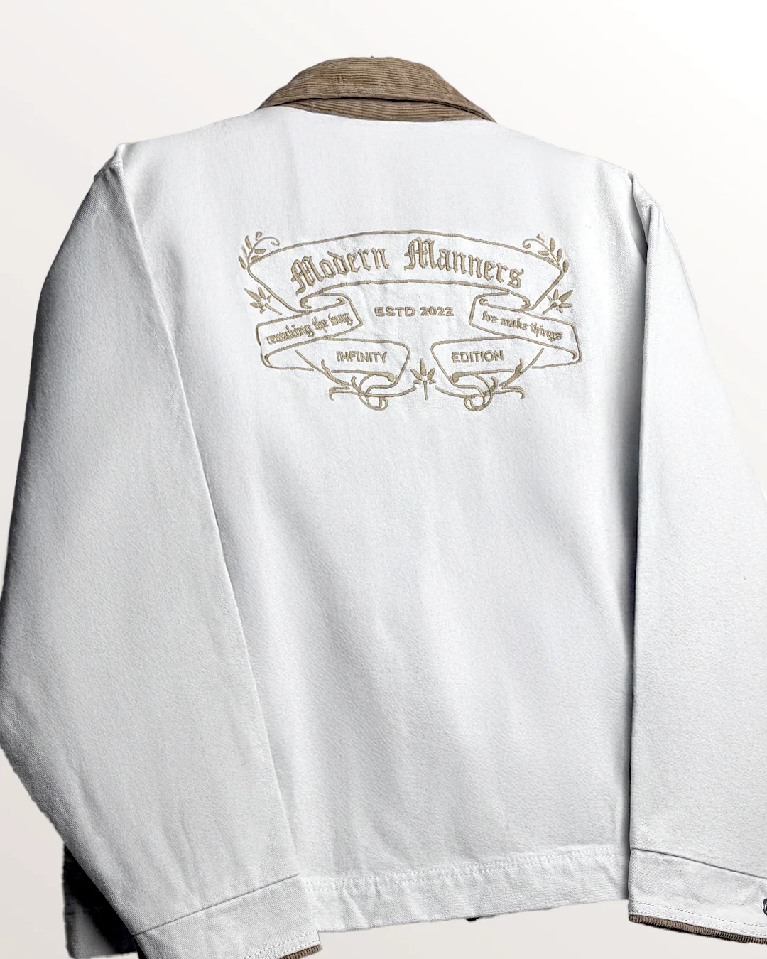 Modern Manner Denim Cord Jacket - Image 5