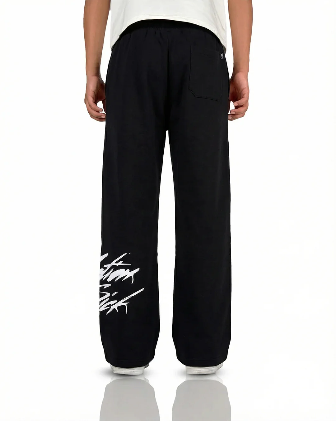 Motion Sick Black Cotton Pant - Image 3
