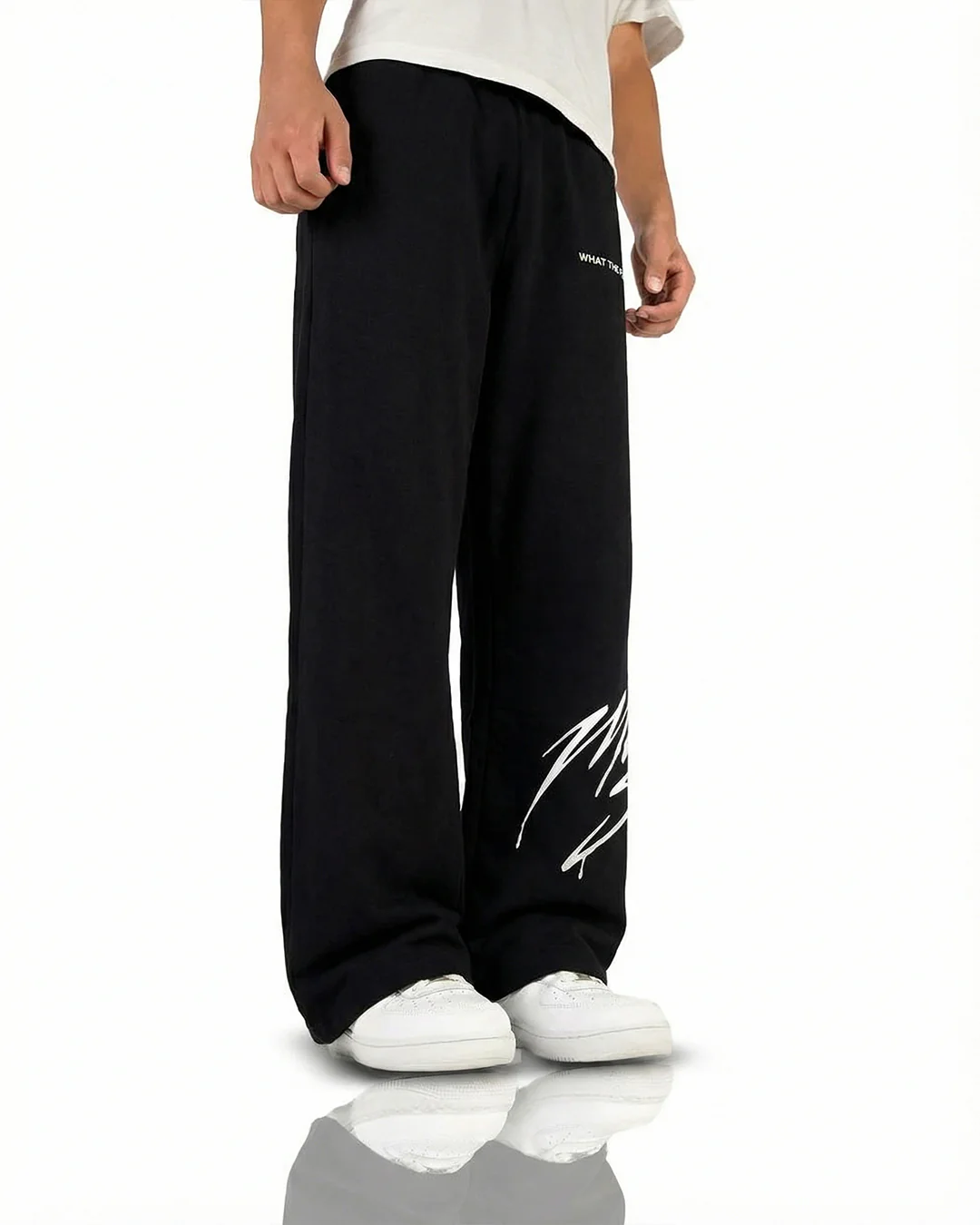 Motion Sick Black Cotton Pant - Image 6
