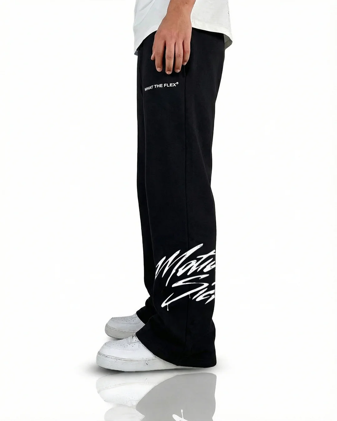 Motion Sick Black Cotton Pant - Image 7