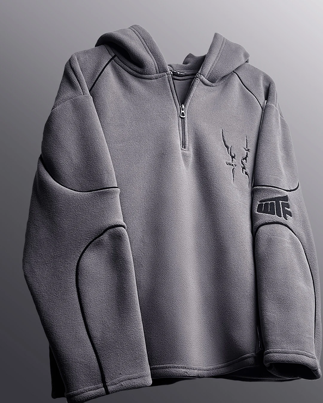 Mystery Grey Cloud Feel Hoodie - Image 3