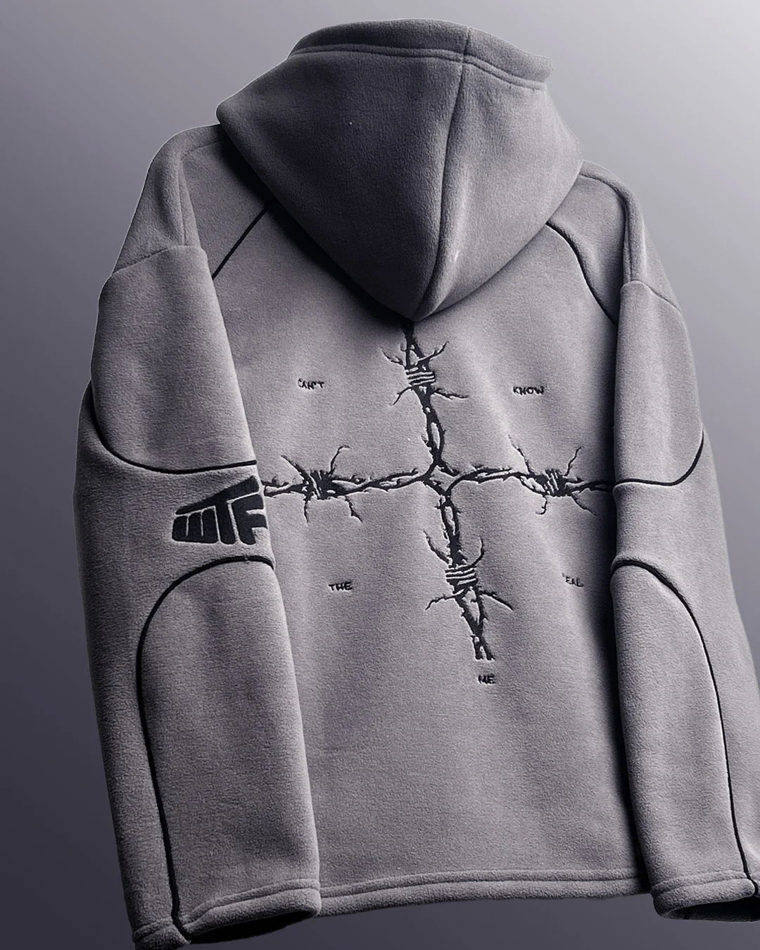 Mystery Grey Cloud Feel Hoodie - Image 4