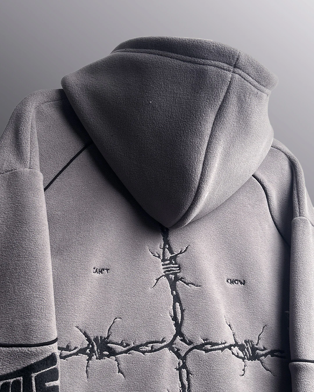 Mystery Grey Cloud Feel Hoodie - Image 5