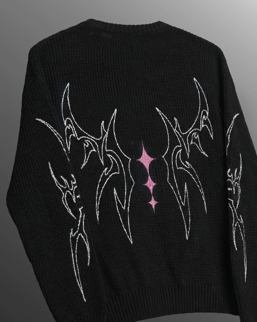Night Born Full Sleeves Knit T-Shirt - Image 4