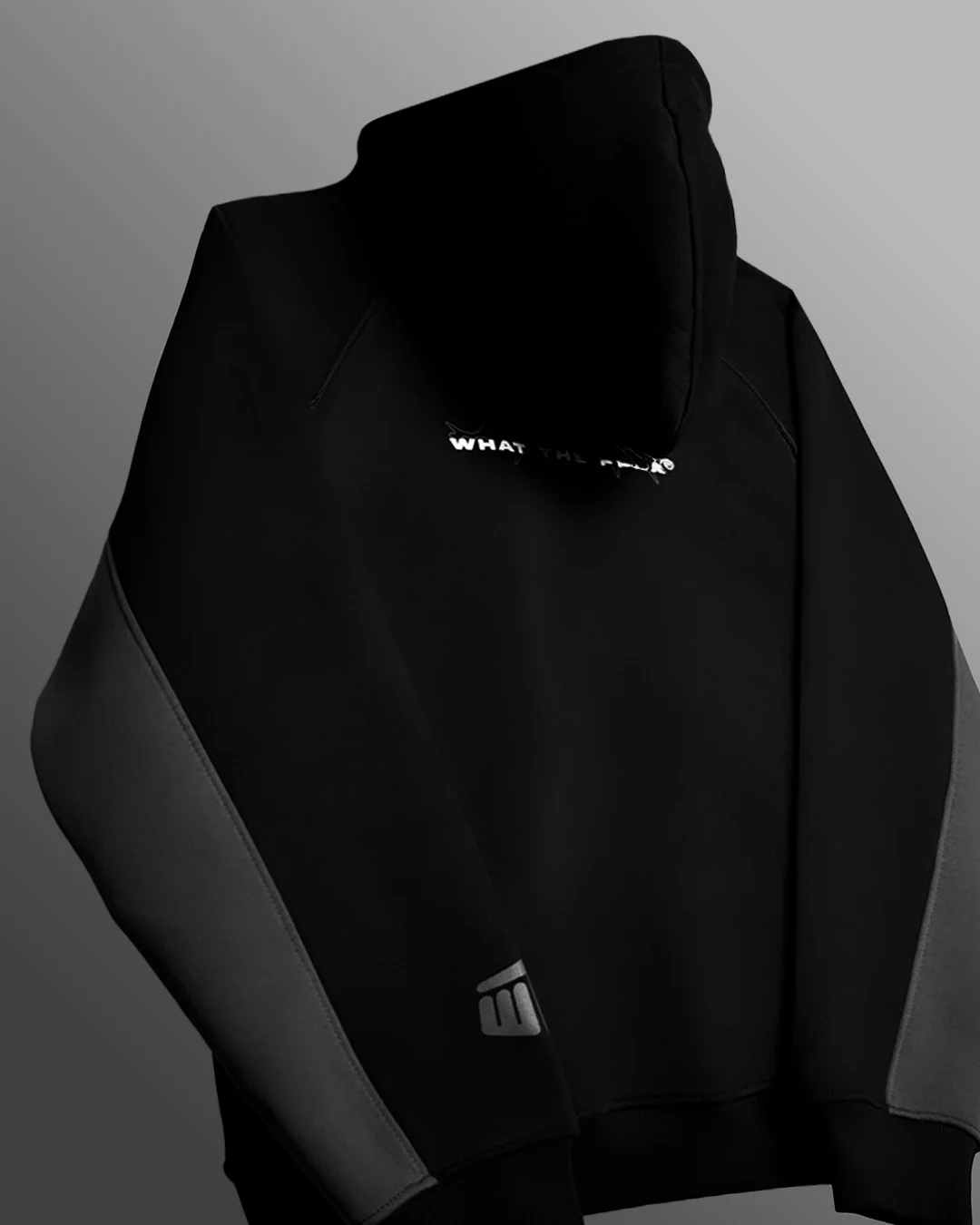 Ninja Masked Zipper Black Hoodie - Image 7