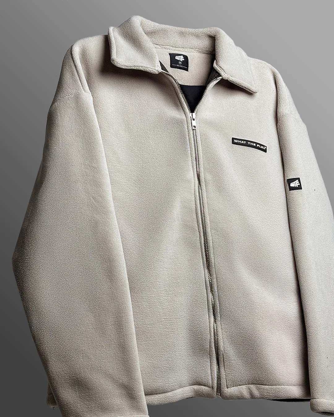 No Distraction Off-White Cloud Feel Jacket - Image 5