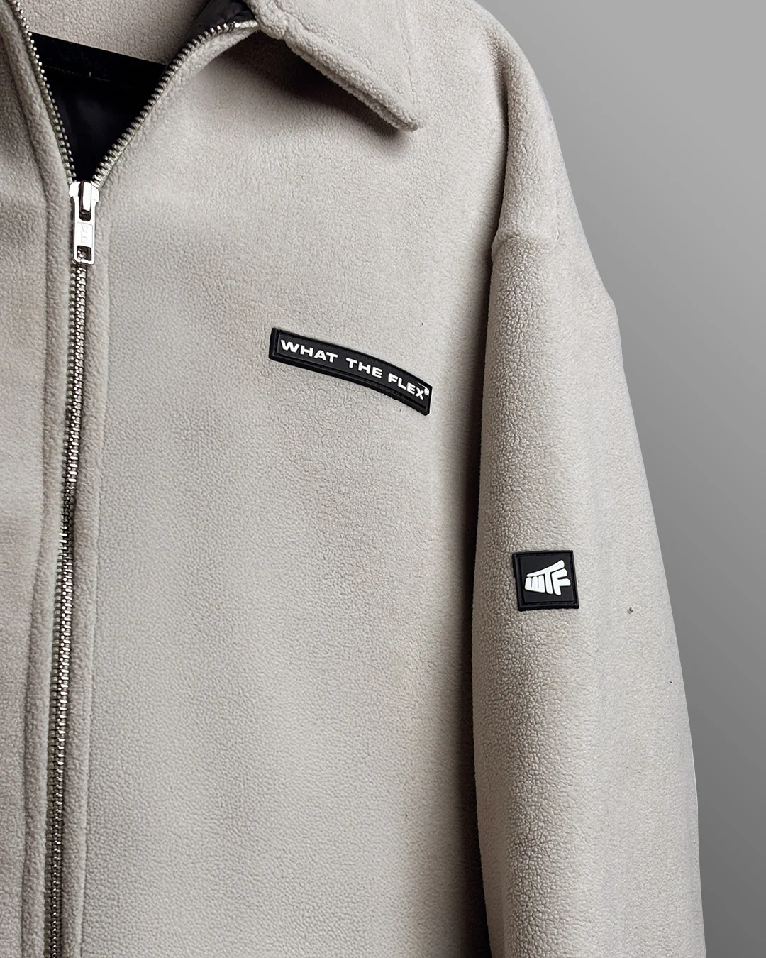 No Distraction Off-White Cloud Feel Jacket - Image 7