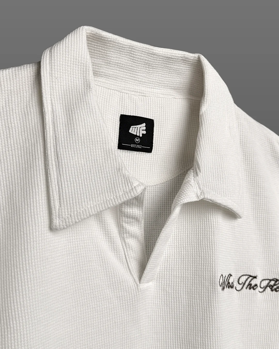 Off White Polo T-Shirt - Image 5