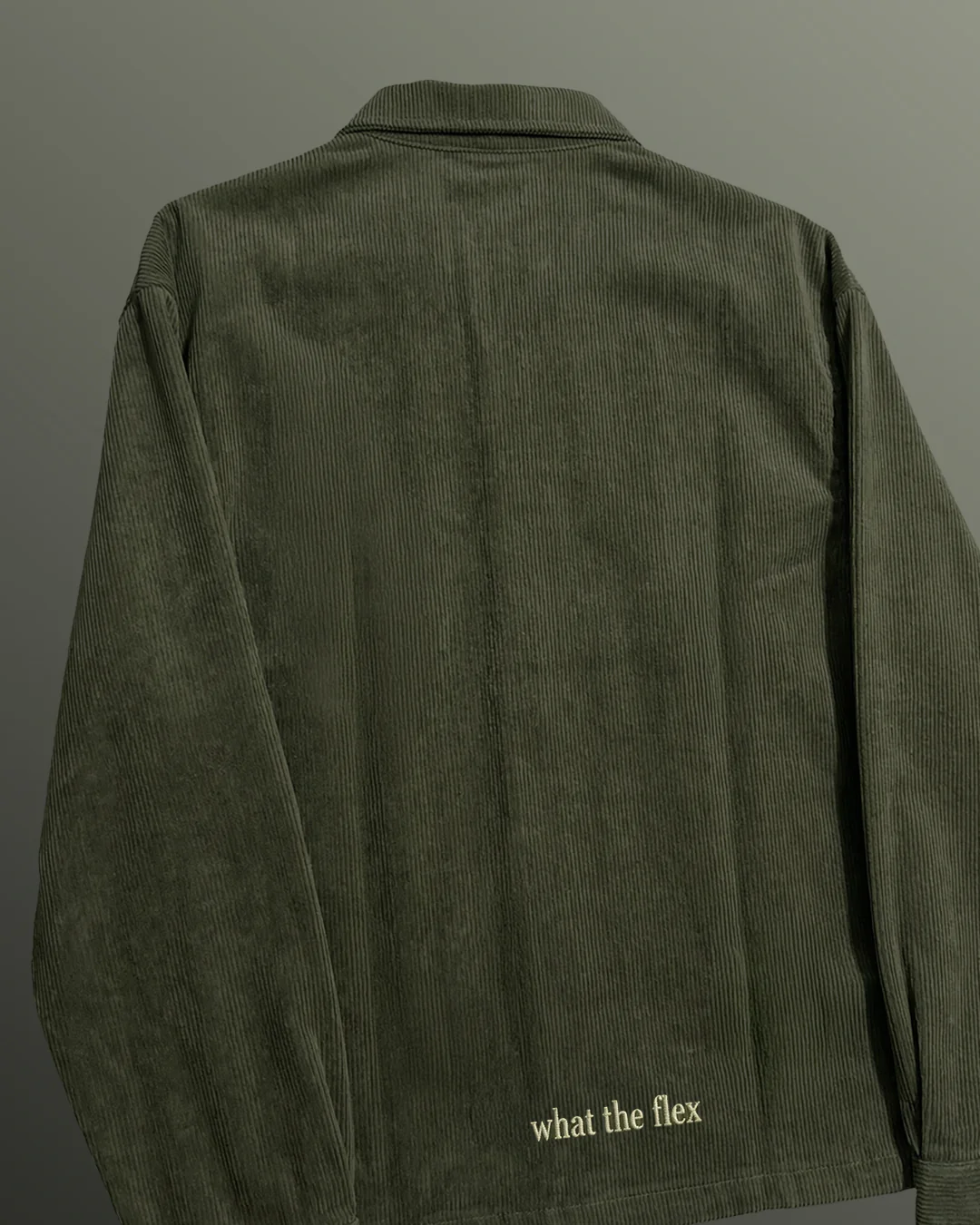 Olive Corduroy Shirt - Image 7