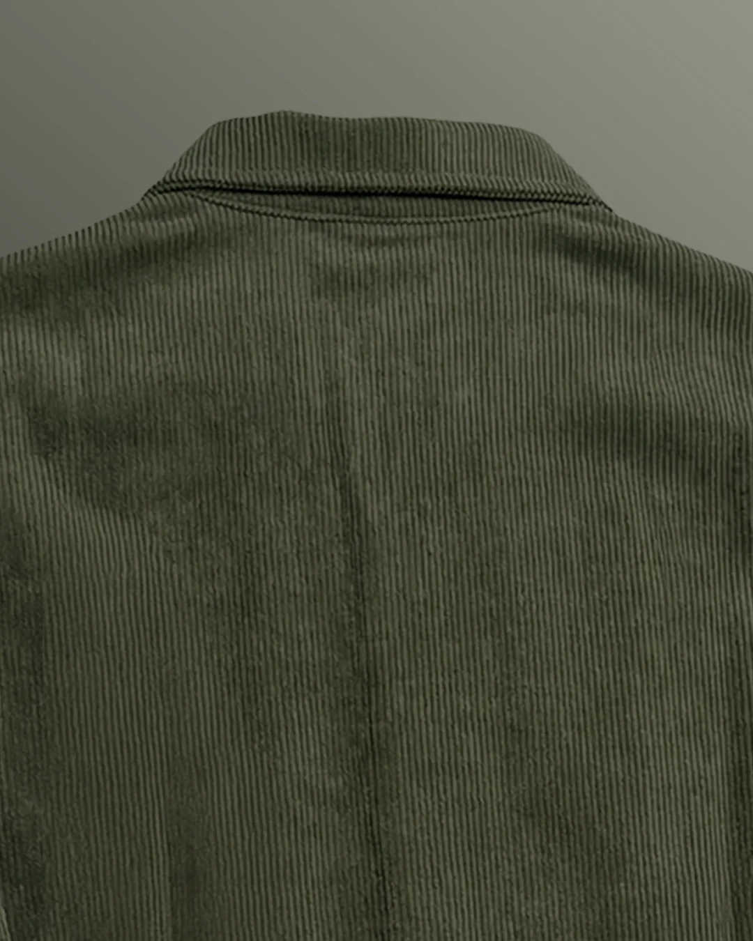 Olive Corduroy Shirt - Image 9