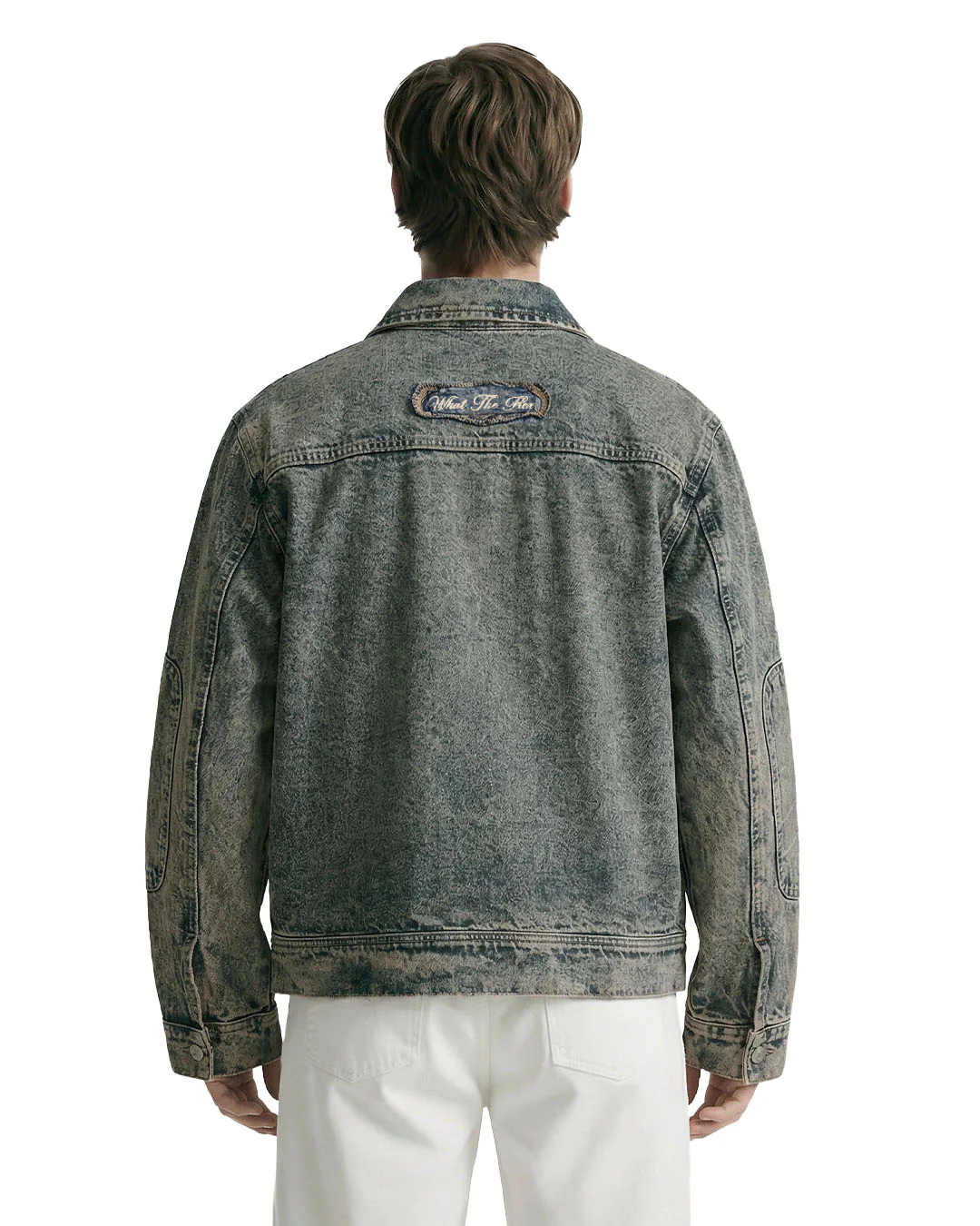 Outlaw Burnt Blue Denim Jacket - Image 2