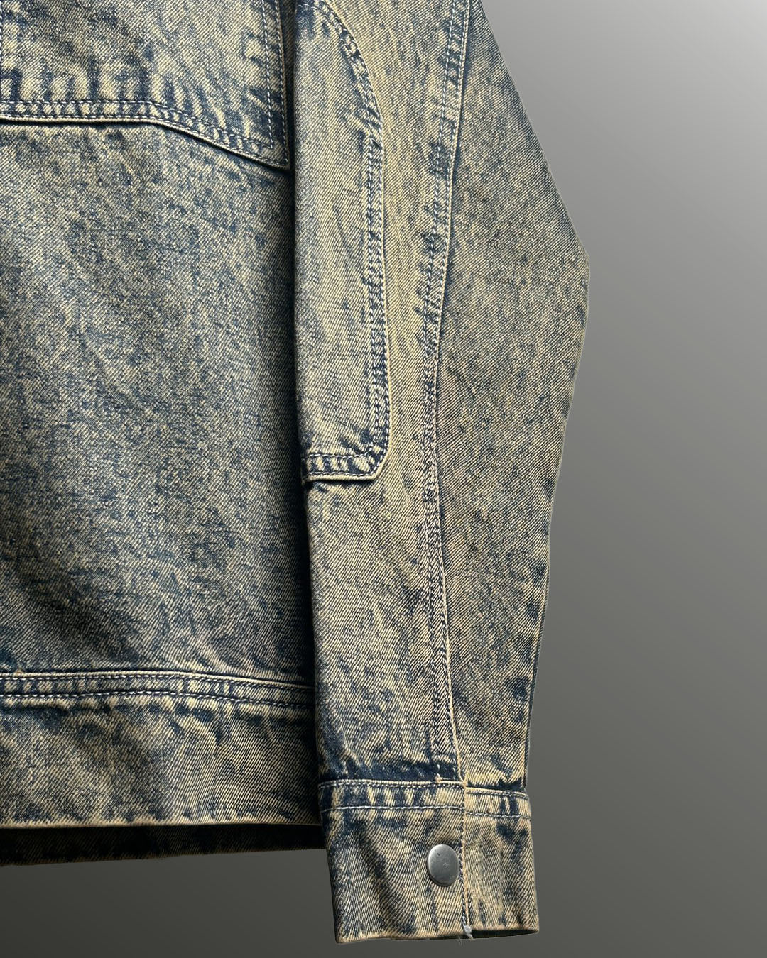 Outlaw Burnt Blue Denim Jacket - Image 7
