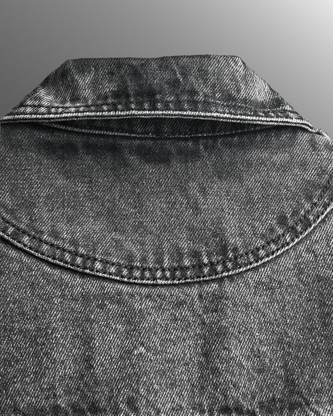 Over Drive Washed Denim Jacket - Image 4