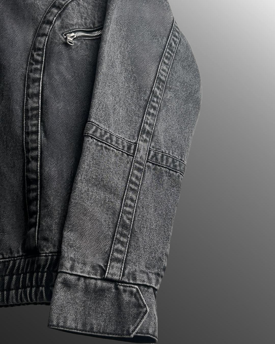 Over Drive Washed Denim Jacket - Image 8