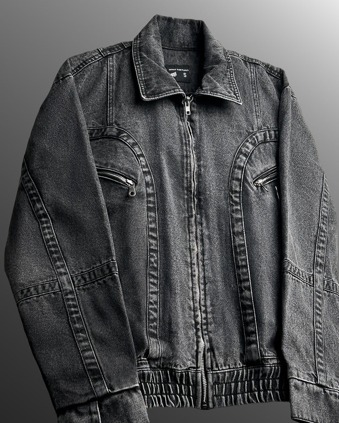 Over Drive Washed Denim Jacket - Image 9