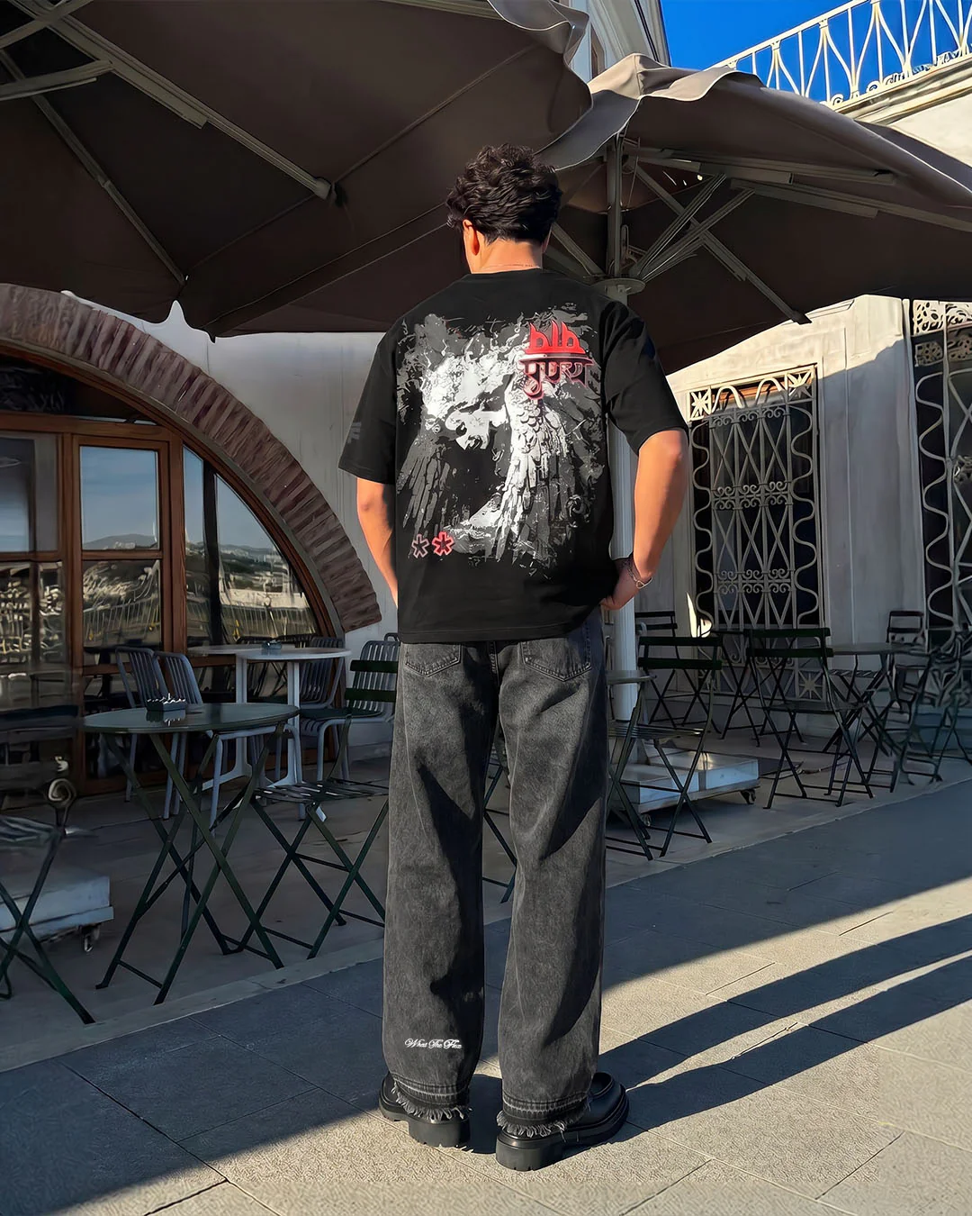Paap Black Heavyweight T-Shirt - Image 6