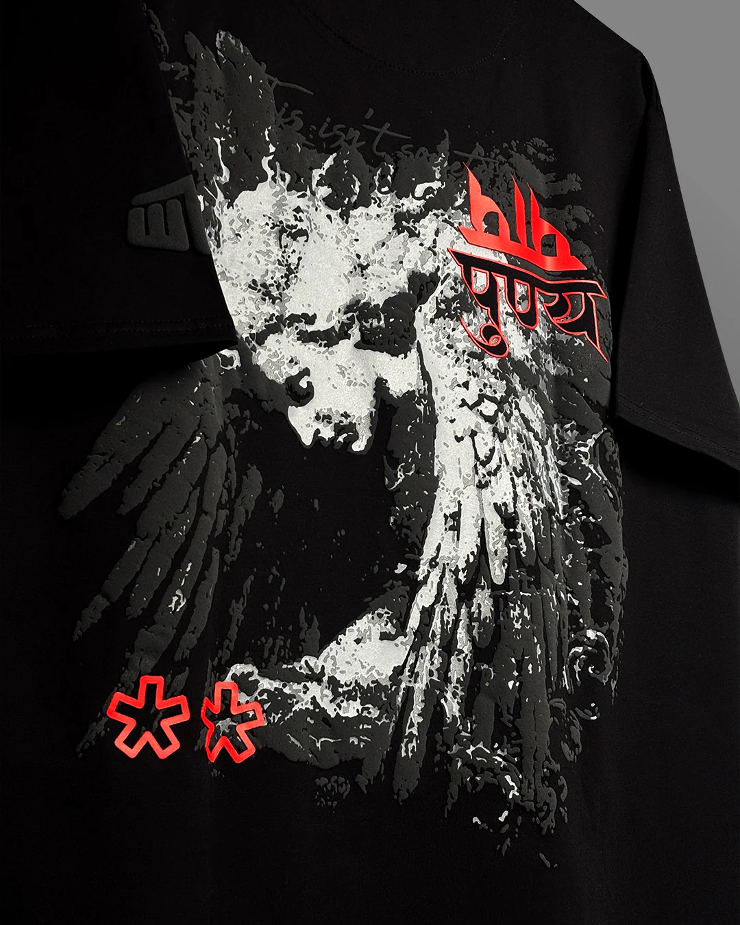 Paap Black Heavyweight T-Shirt - Image 7