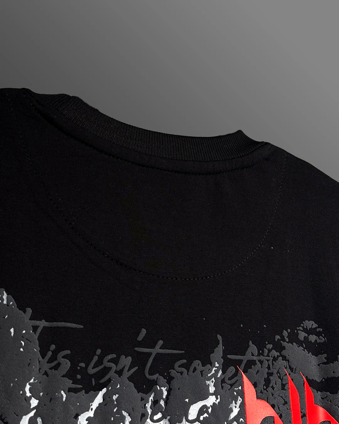 Paap Black Heavyweight T-Shirt - Image 8