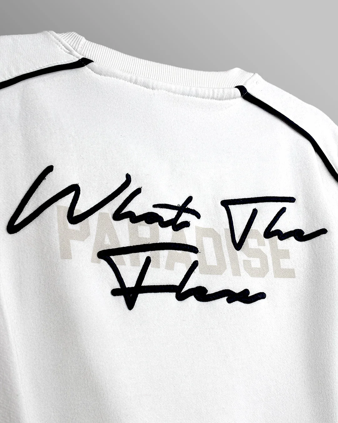 Paradise Oversized White Sweatshirt - Image 5