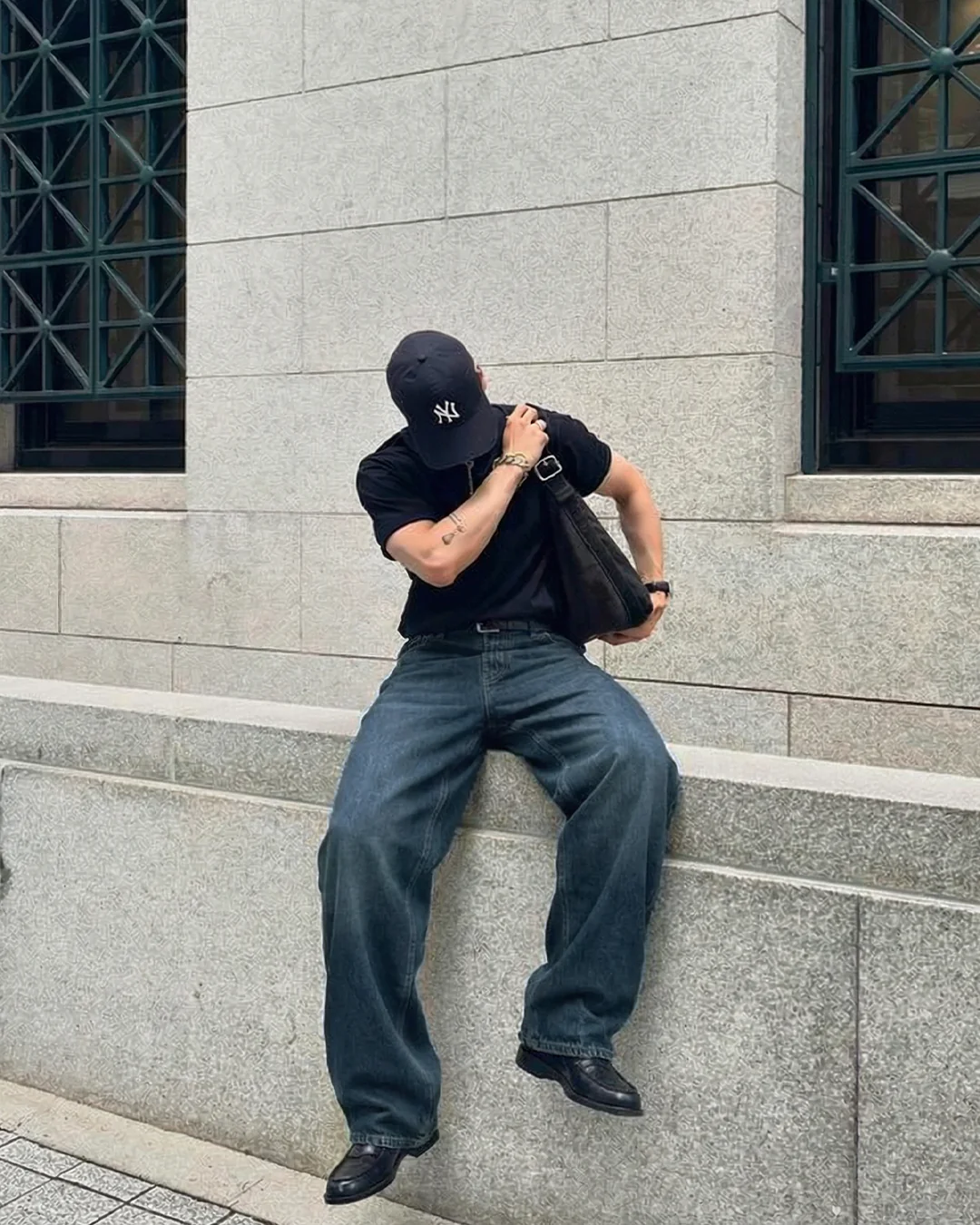 Phantom Blue Baggy Jeans - Image 4
