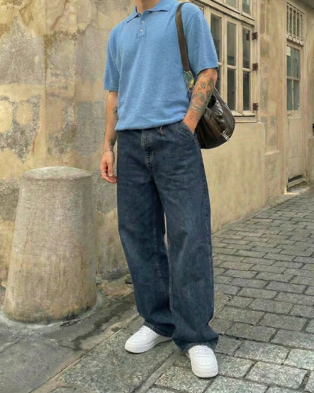 Phantom Blue Baggy Jeans - Image 5
