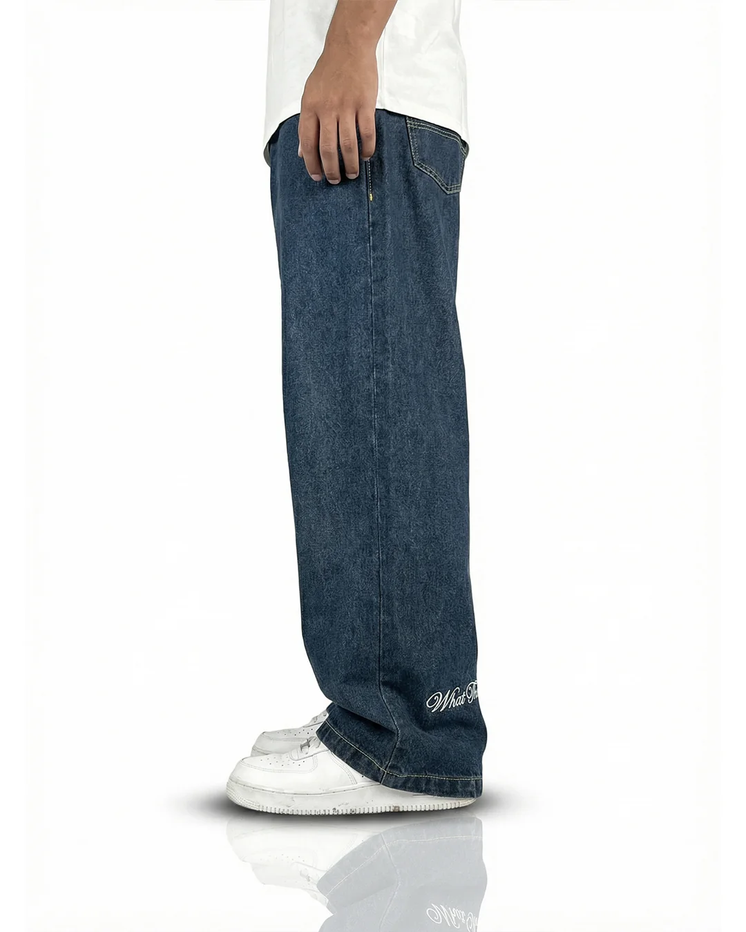 Phantom Blue Baggy Jeans - Image 7