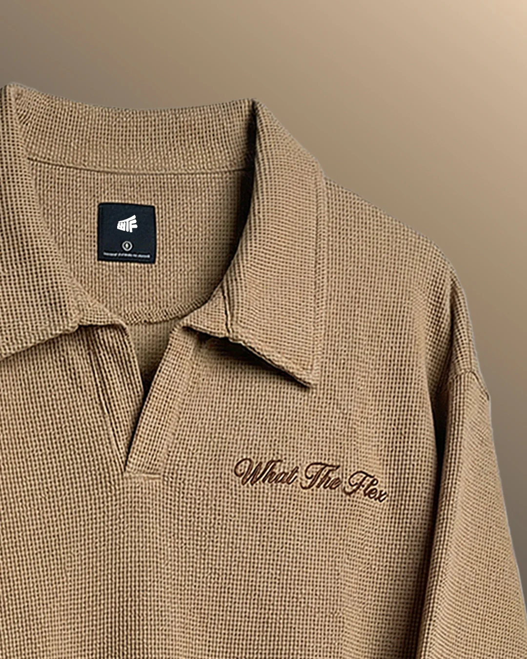 Raw Beige Polo T-Shirt - Image 5