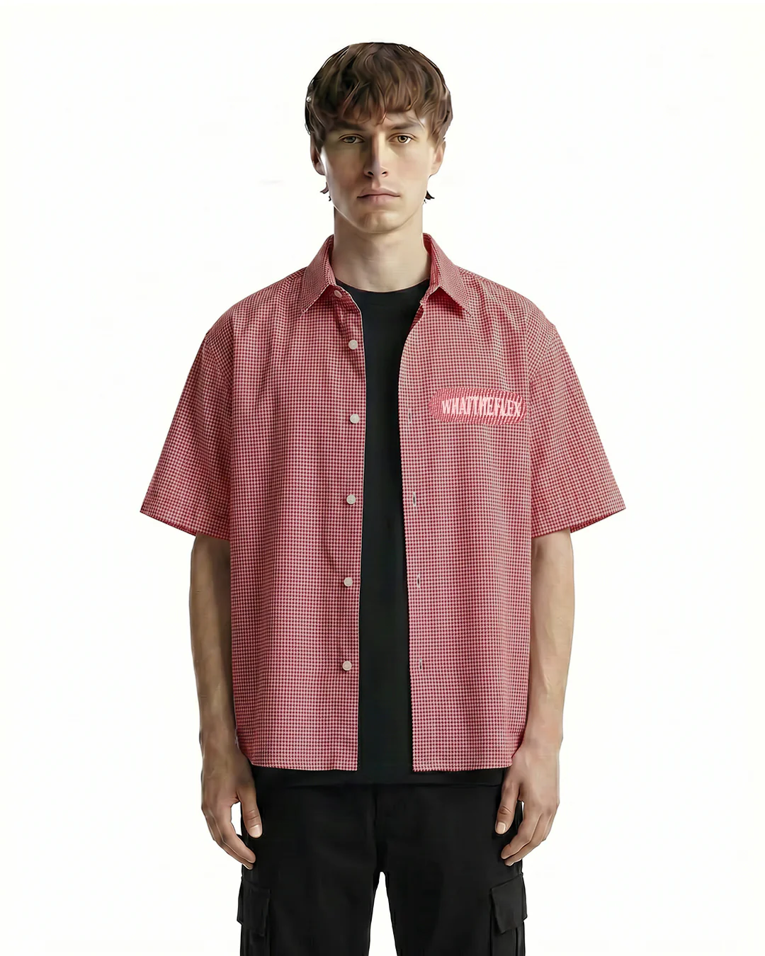 Real Flex Half Sleeves Checks Shirt - Image 3