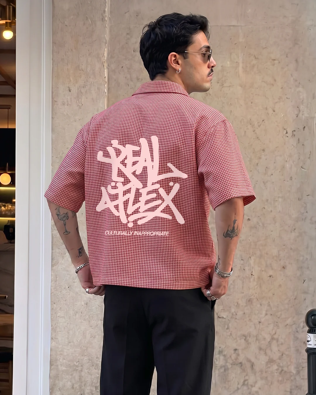 Real Flex Half Sleeves Checks Shirt - Image 5