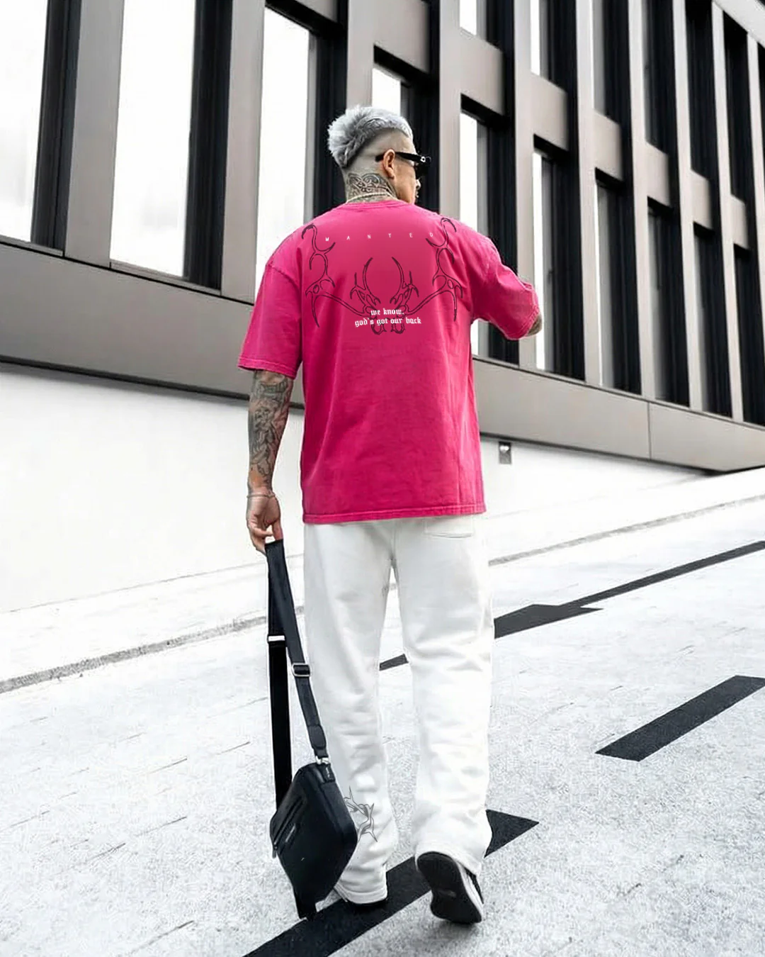 Reborn Pink Acid Wash T-Shirt - Image 4
