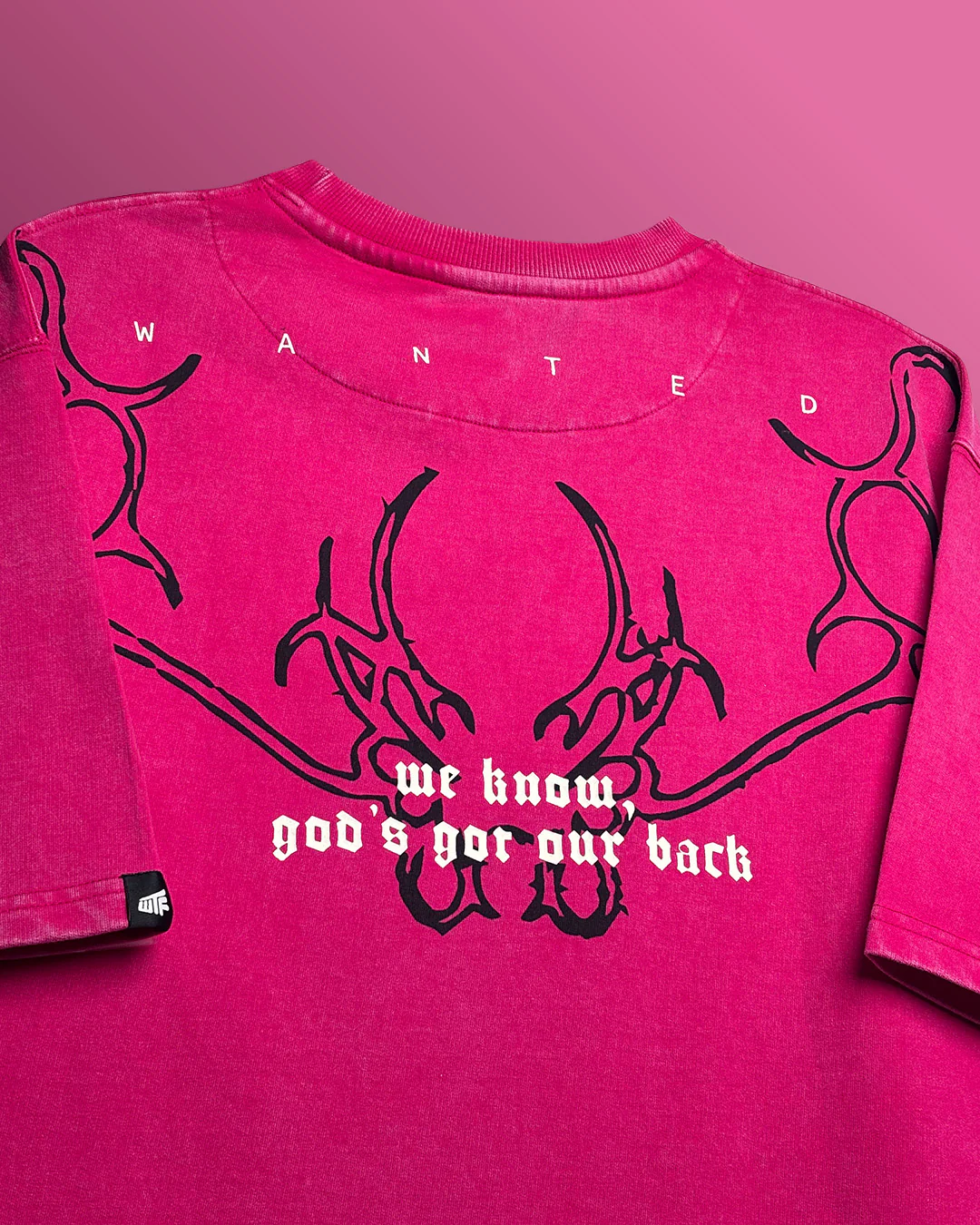 Reborn Pink Acid Wash T-Shirt - Image 7