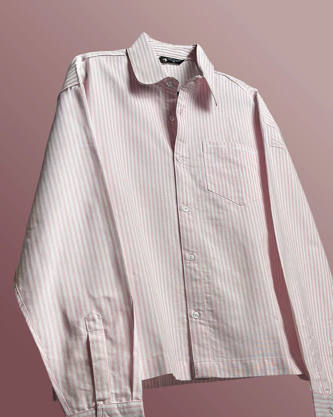 Rolling Pink Striped Shirt - Image 4