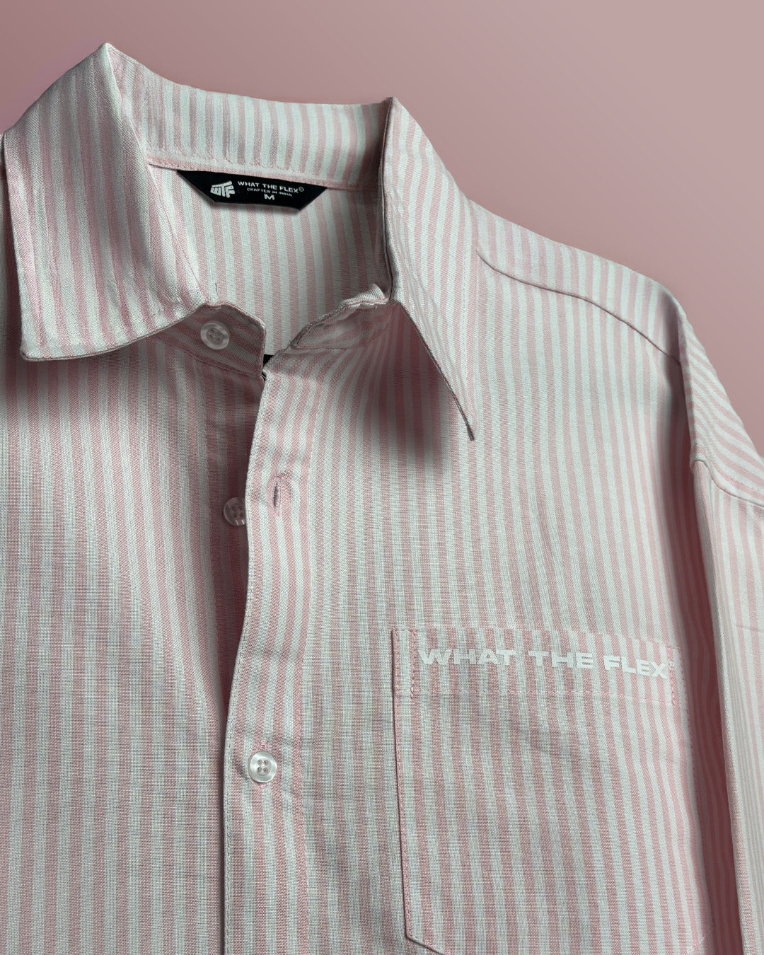Rolling Pink Striped Shirt - Image 5