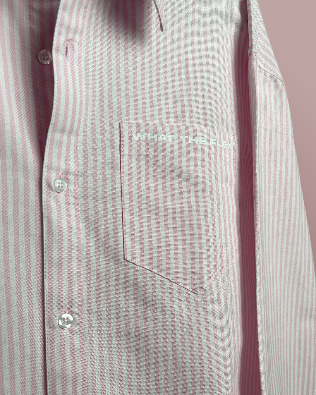 Rolling Pink Striped Shirt - Image 7