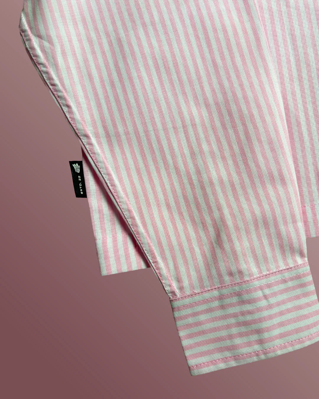 Rolling Pink Striped Shirt - Image 8