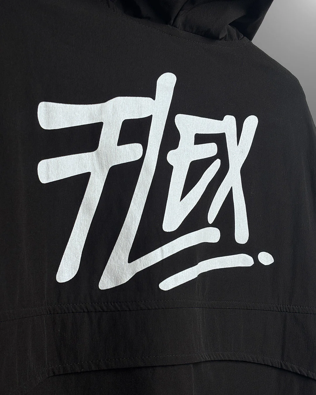 Signature Black Air Nylon Hoodie - Image 5