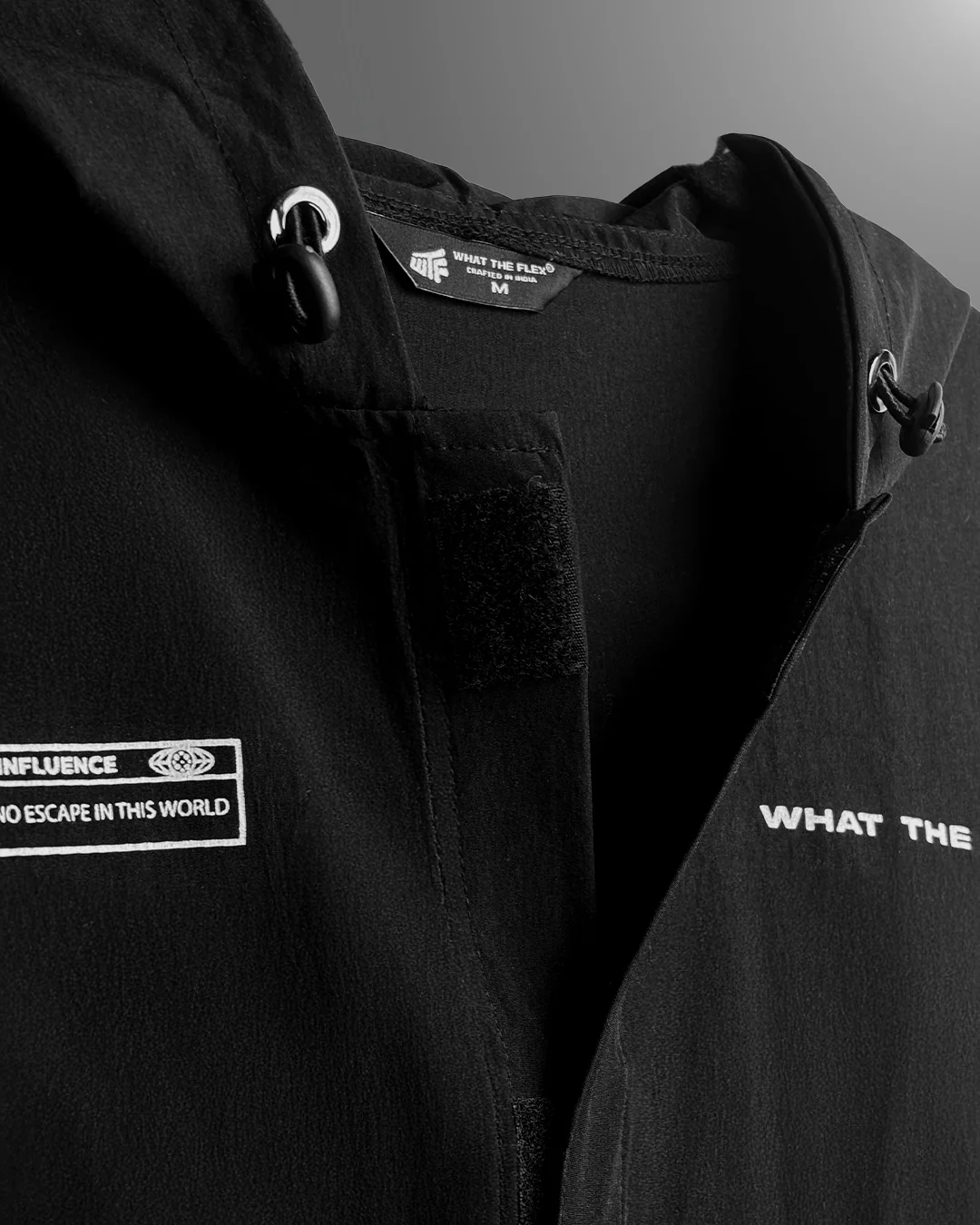 Signature Black Air Nylon Hoodie - Image 7