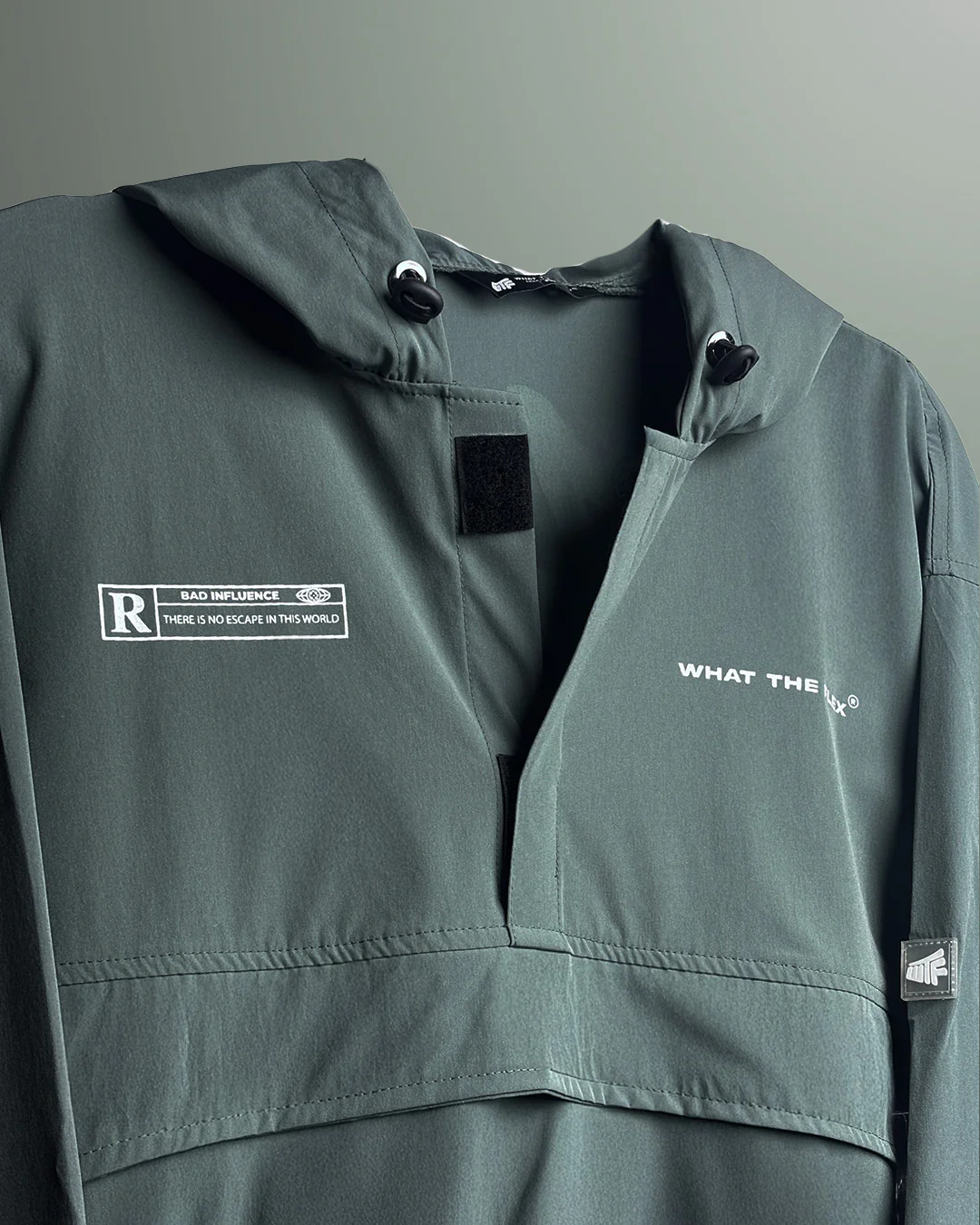 Signature Green Air Nylon Hoodie - Image 6