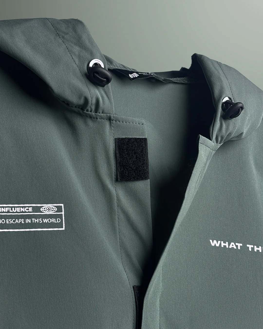 Signature Green Air Nylon Hoodie - Image 7