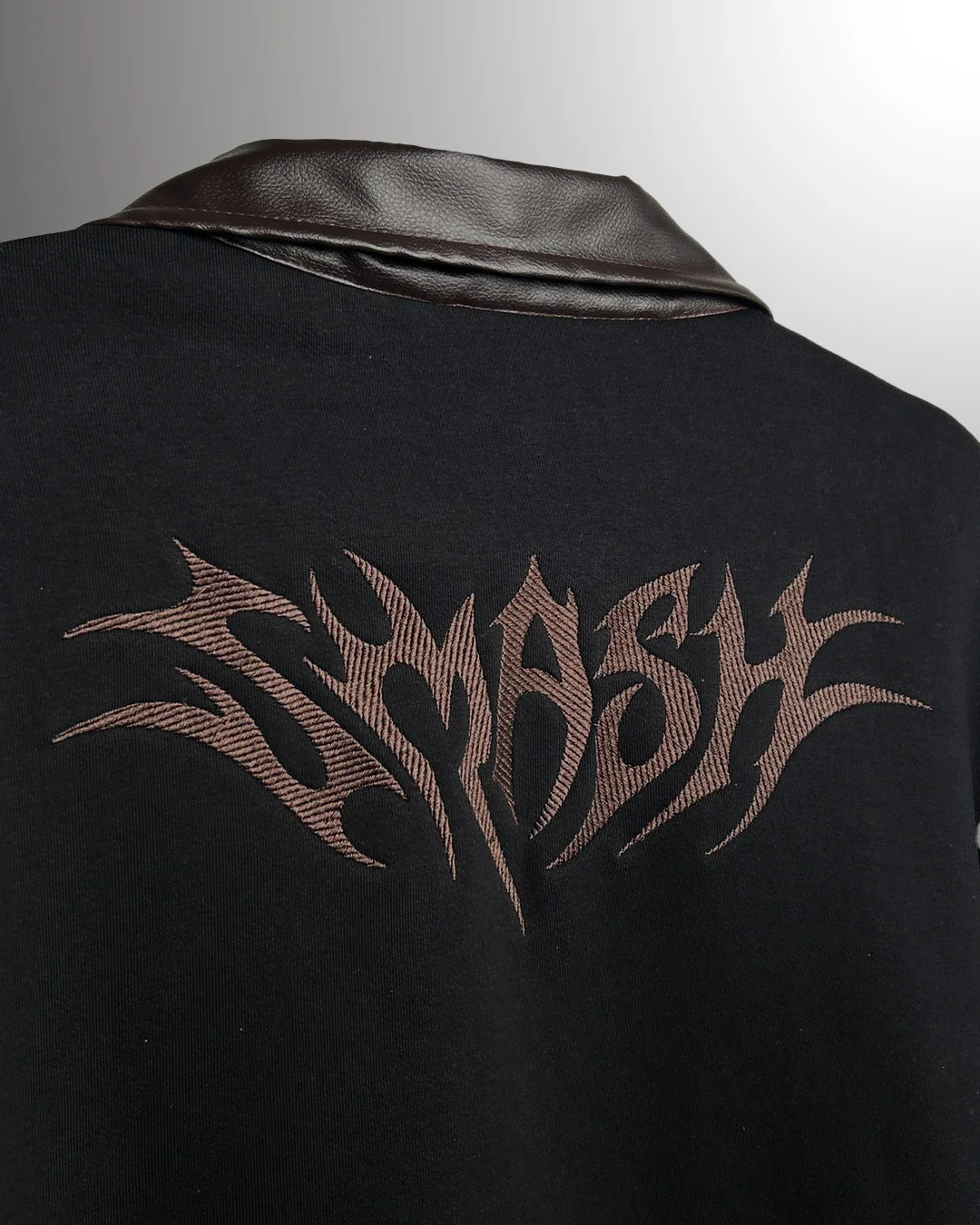 Smash Leather Cut Jacket - Image 6