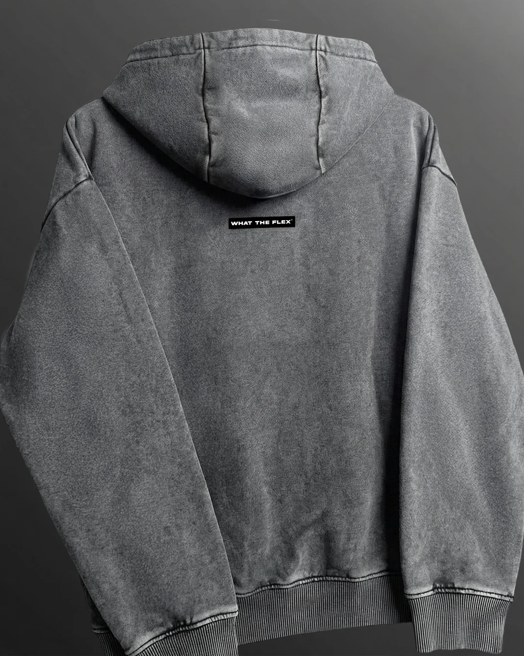 Smoke Grey Zipper Hoodie - Image 5
