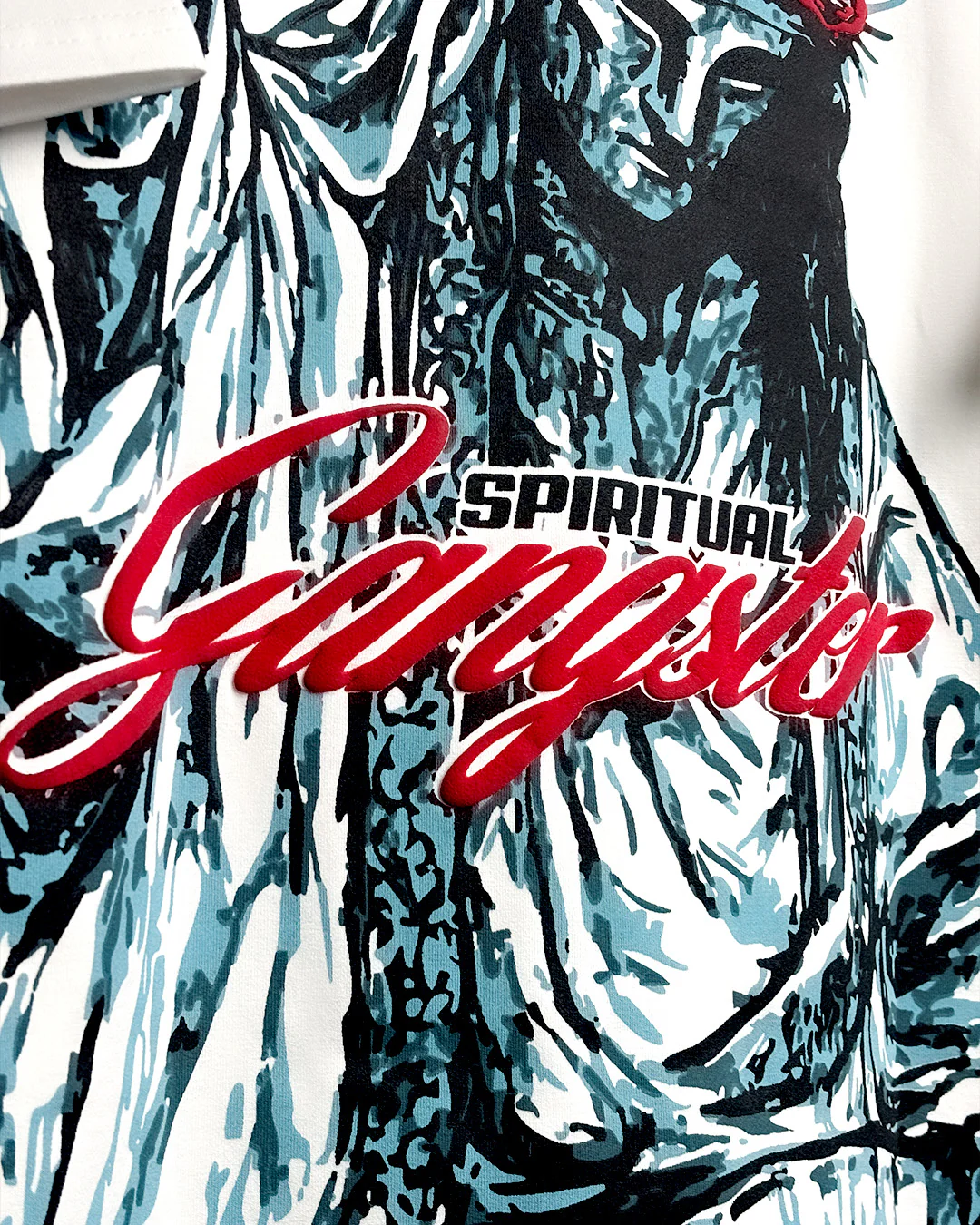 Spiritual Gangster Heavyweight White T-shirt - Image 5