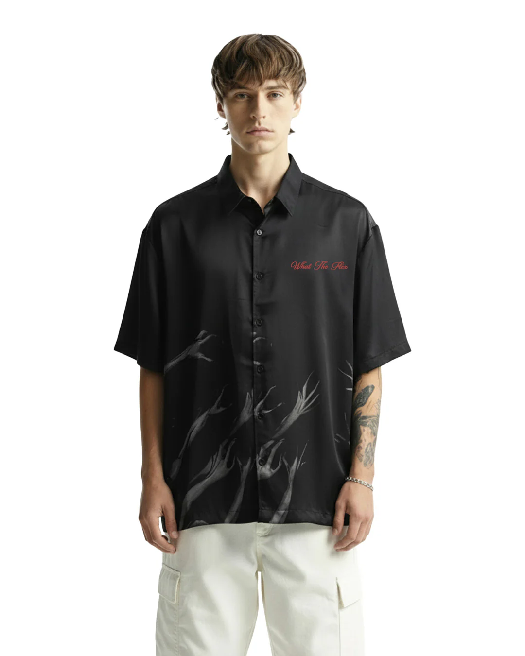 Supremely Gifted Black Fluid Shirt - Image 2