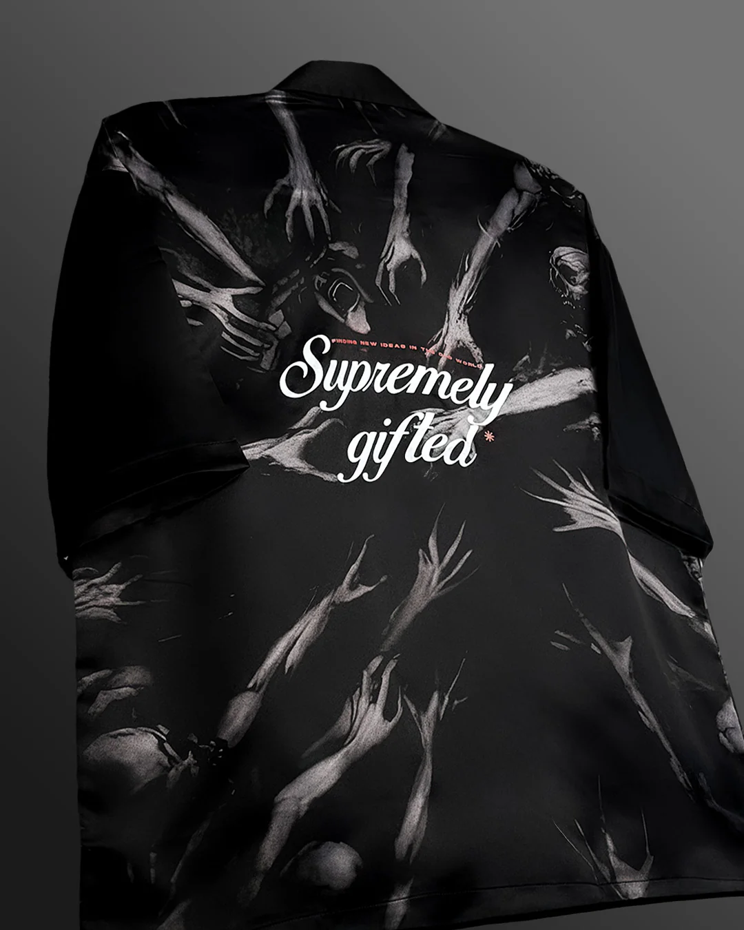 Supremely Gifted Black Fluid Shirt - Image 4