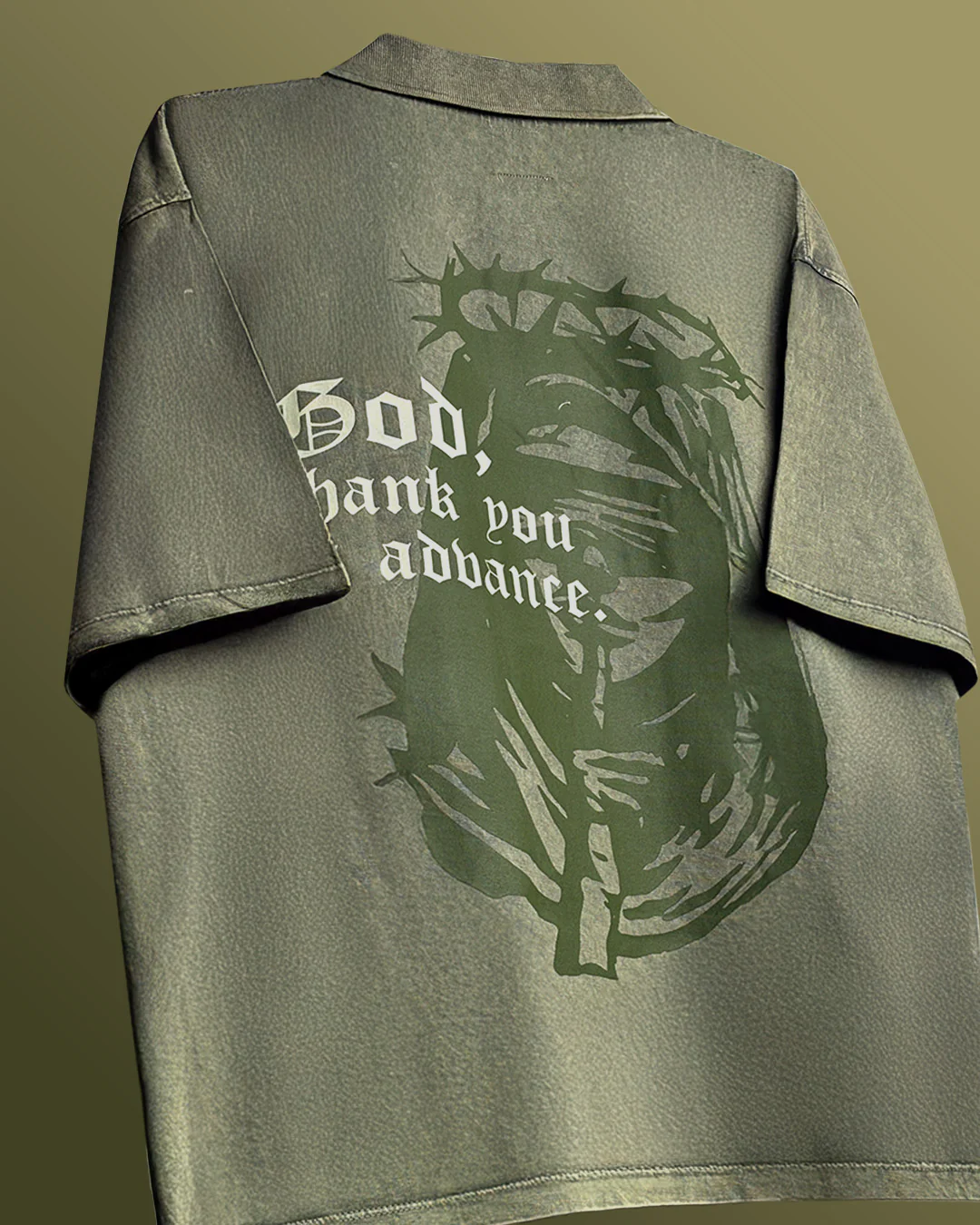 Thank God Polo T-shirt - Image 4