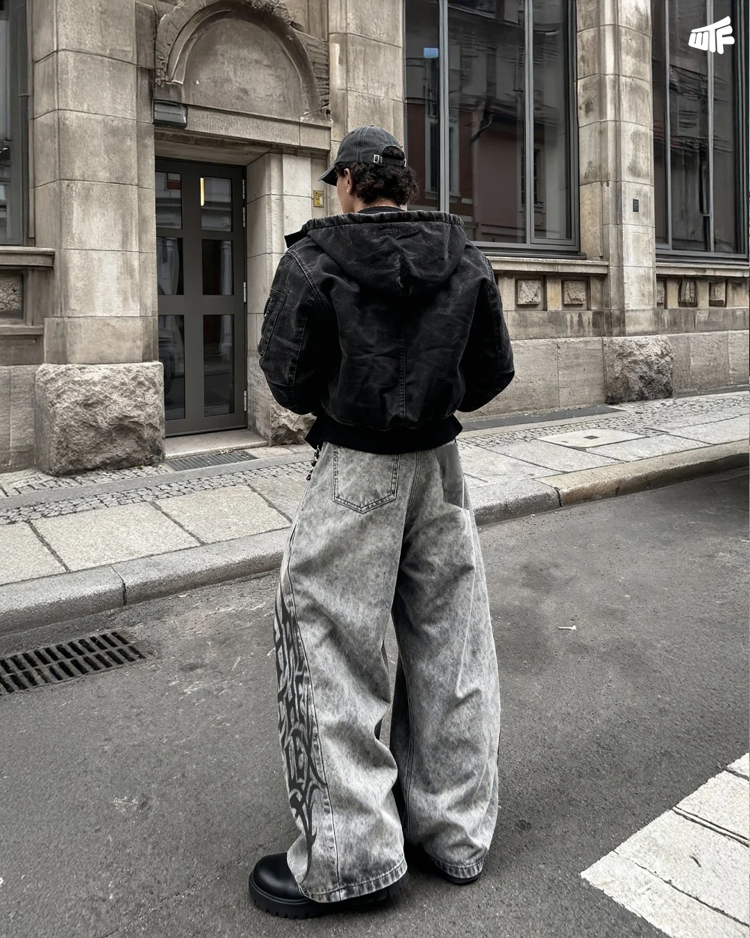 The Flex Symbol Grey Baggy Jeans - Image 6