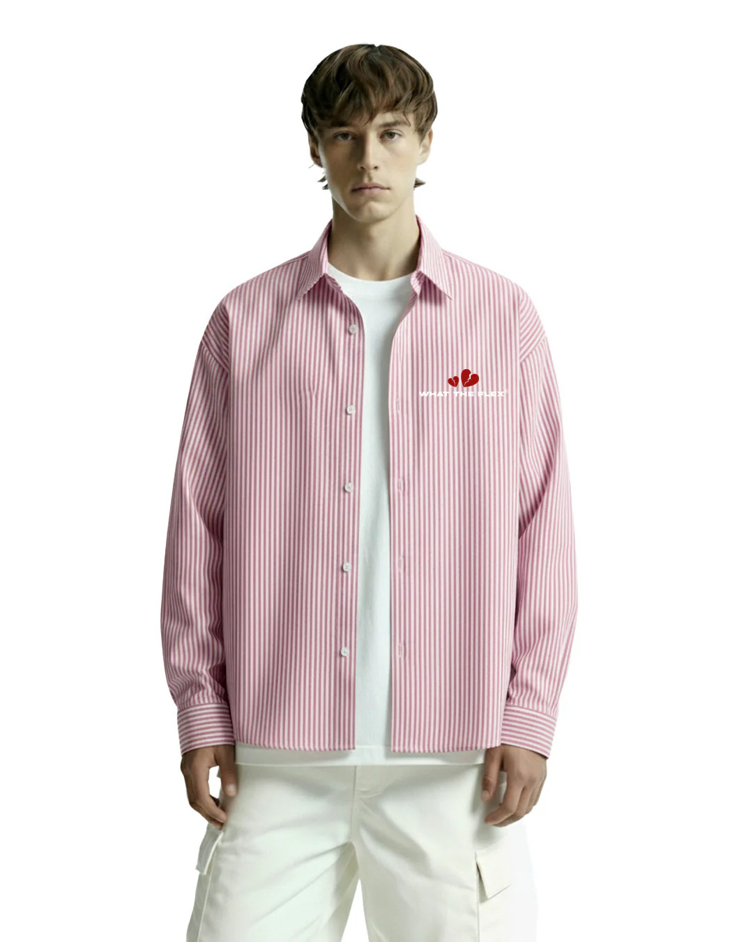 Think Of Me Full Sleeves Striped Shirt - Image 3