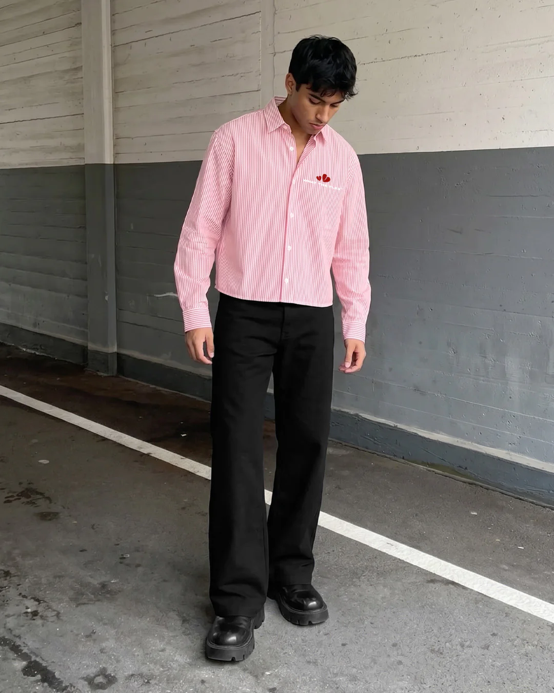 Think Of Me Full Sleeves Striped Shirt - Image 6