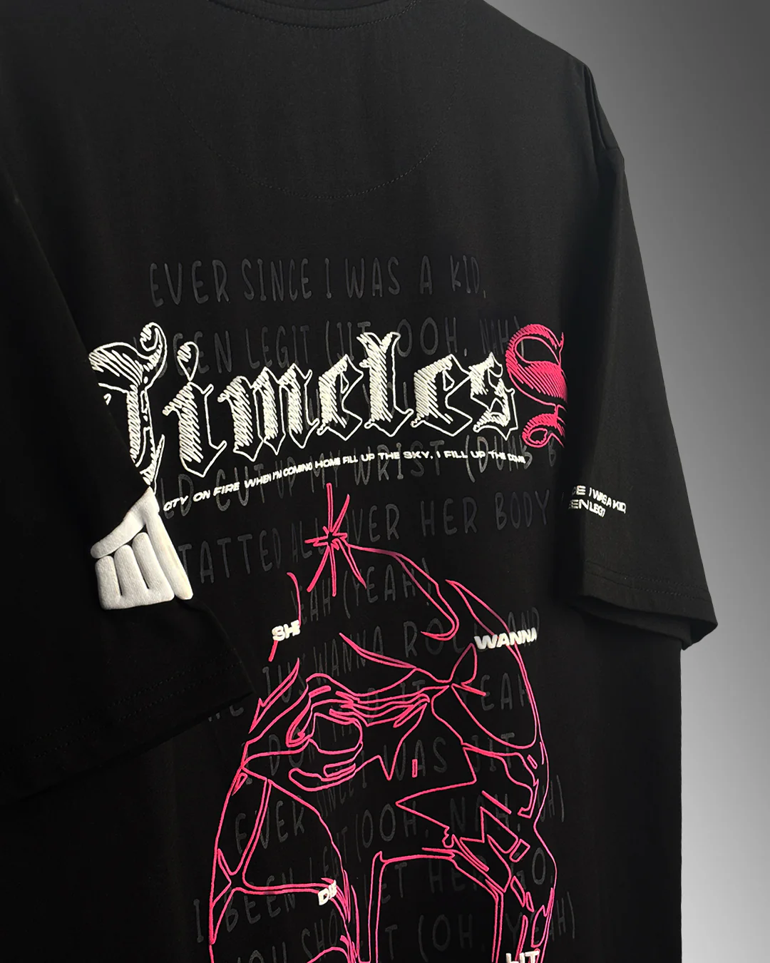 Timeless Black Oversized T-shirt - Image 5